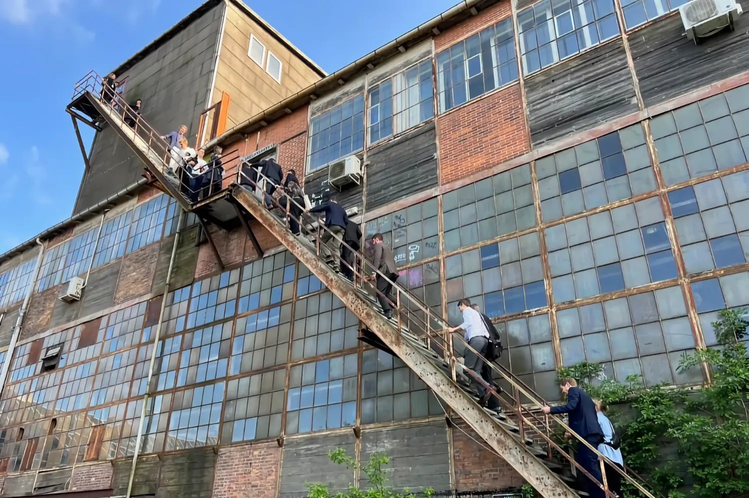 Trappen op til Skabelonloftet